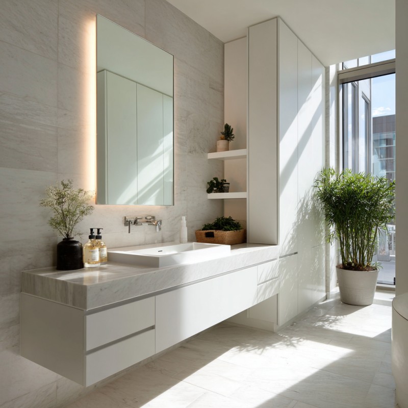 All-aluminium rostsäker Project Vanity