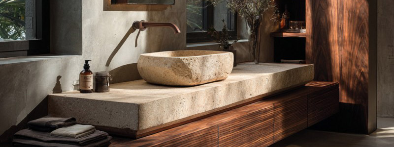 Bespoke Minimalist Italian Bathroom Cabinet