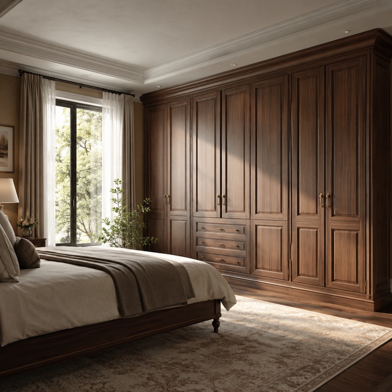 Traditionell design garderob